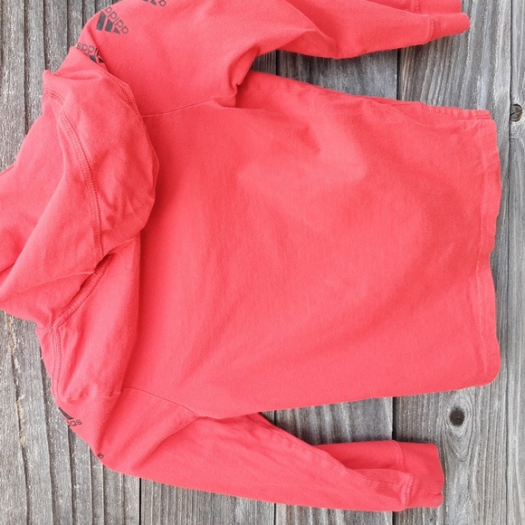 Adidas red long sleeve boy's shirt size 6 - Picture 5 of 9